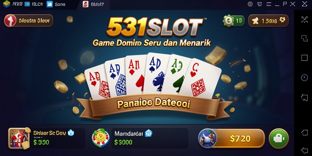 Tangkapan layar 531SLOT menunjukkan gameplay seru dari permainan Domino.