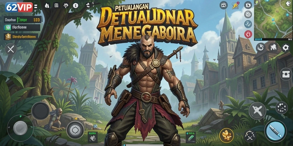 Gameplay Open World yang menakjubkan di 62VIP, penuh petualangan.