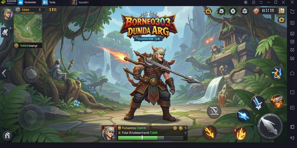 Screenshot gameplay BORNEO303 yang menampilkan aksi pertempuran menarik.