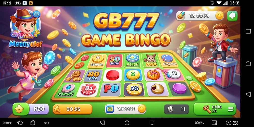 Tampilan gameplay Bingo yang seru di GB777.