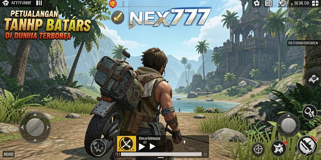 Tampilan gameplay Open World yang memukau dari NEX777.