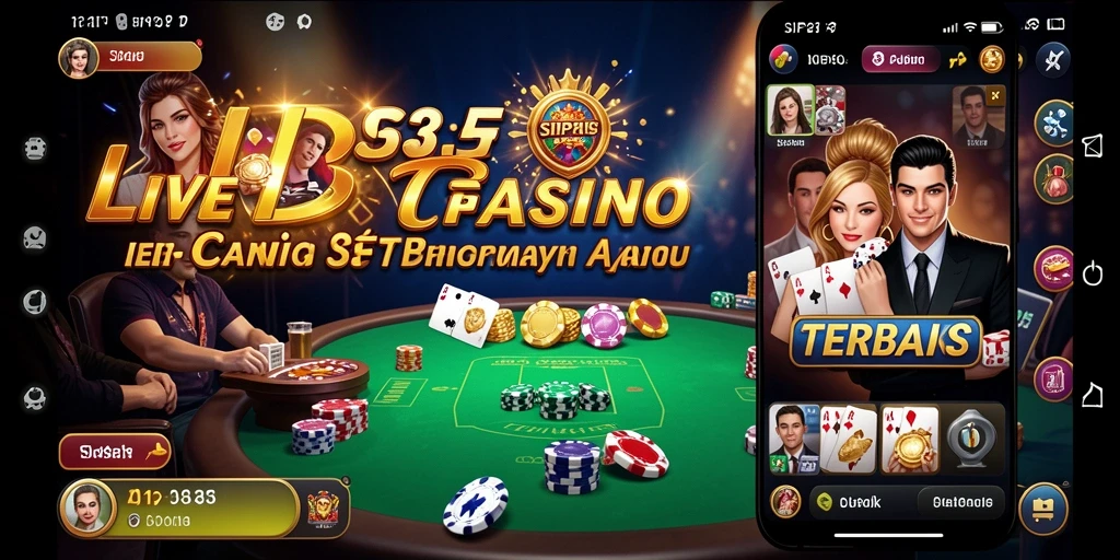 Tangkapan layar SIP33 menampilkan dealer profesional dan pengalaman bermain Live Casino yang seru.