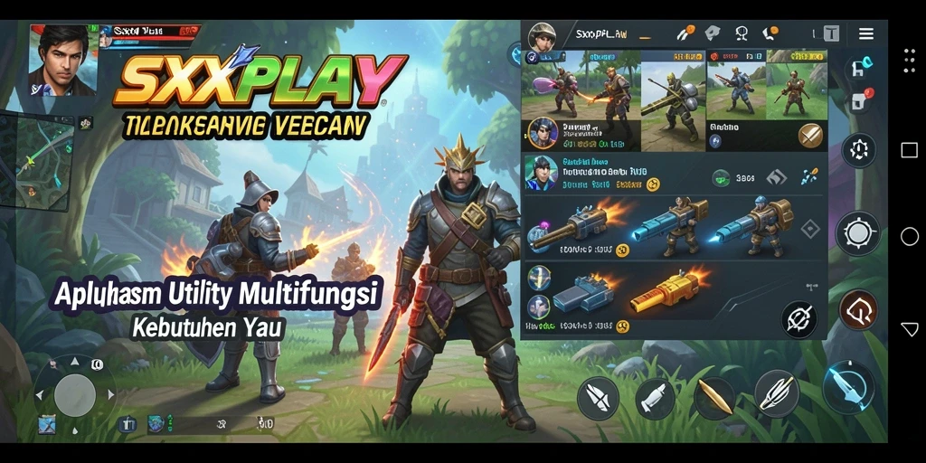 Tampilan antarmuka SXXPLAY yang intuitif dan mudah digunakan.
